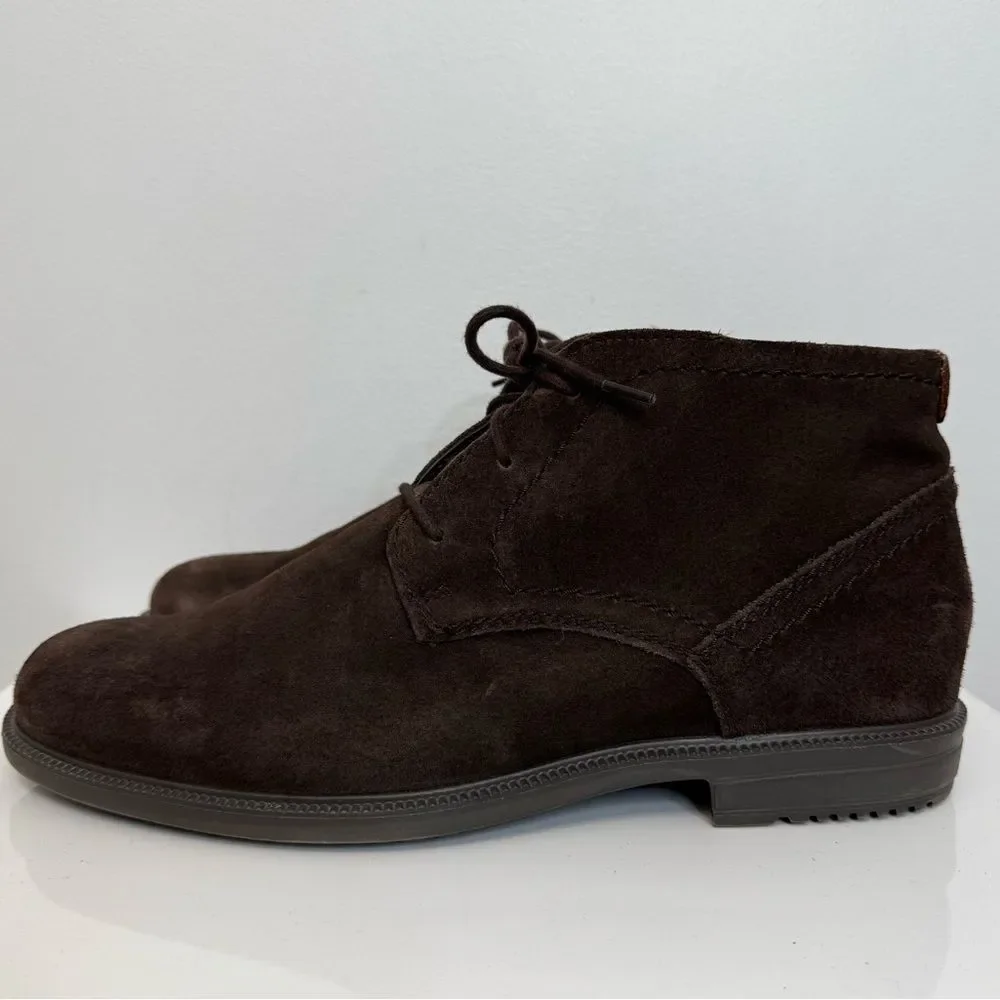 Rockport Brown Suede Berenger Chukka Boots Shoe Men’s Size 10.5 Comfort Dress